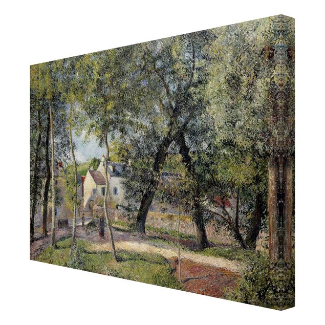 Stile di pittura Camille Pissarro - Paesaggio a Osny vicino all'irrigazione