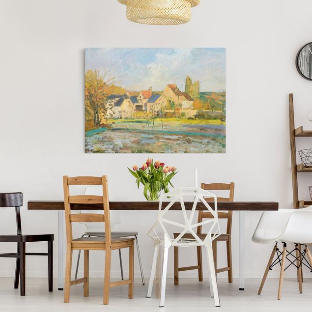 Quadri puntinismo Camille Pissarro - Paesaggio vicino a Pontoise