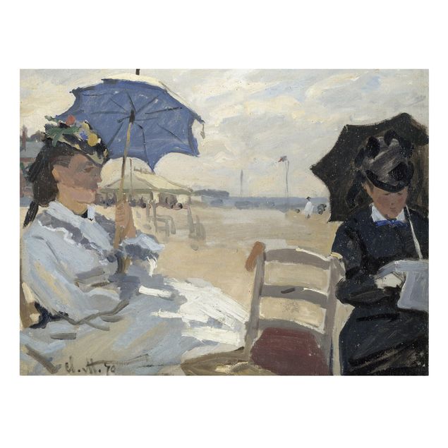 Quadro spiaggia Claude Monet - Sulla spiaggia di Trouville