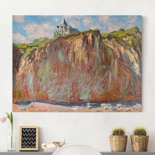 Riproduzioni quadri famosi Claude Monet - La chiesa di Varengeville alla luce del mattino