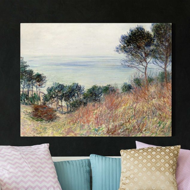 Stampe quadri famosi Claude Monet - La costa di Varengeville