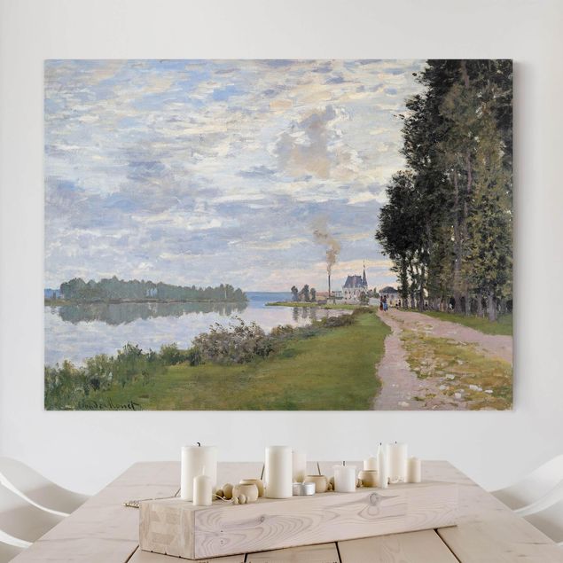Stampe quadri famosi Claude Monet - Il lungomare di Argenteuil