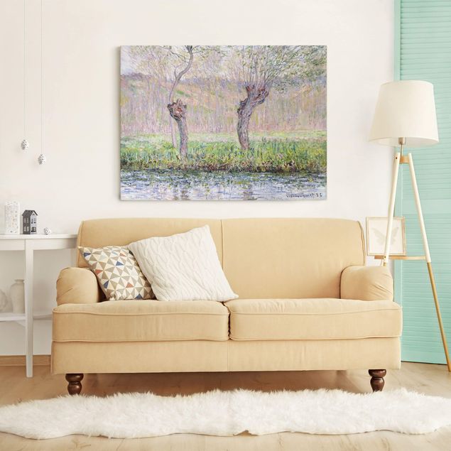 Stile artistico Claude Monet - Alberi di salice in primavera