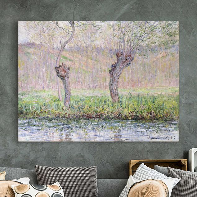 Riproduzioni quadri famosi Claude Monet - Alberi di salice in primavera