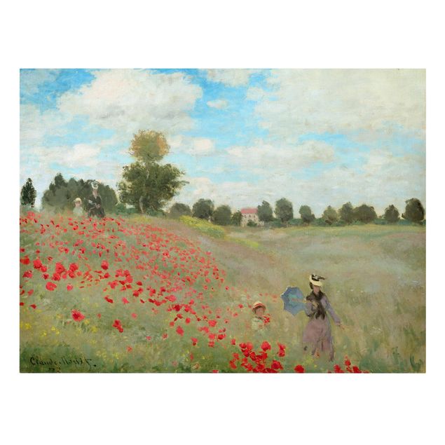 Quadri impressionisti Claude Monet - Campo di papaveri vicino ad Argenteuil