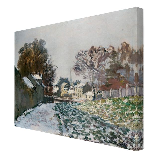 Riproduzione quadri famosi Claude Monet - Neve ad Argenteuil