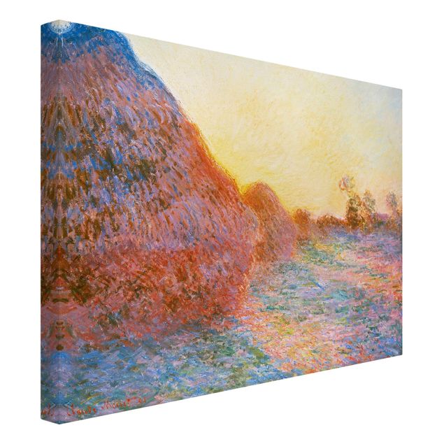 Quadri Impressionismo Claude Monet - Un pagliaio alla luce del sole