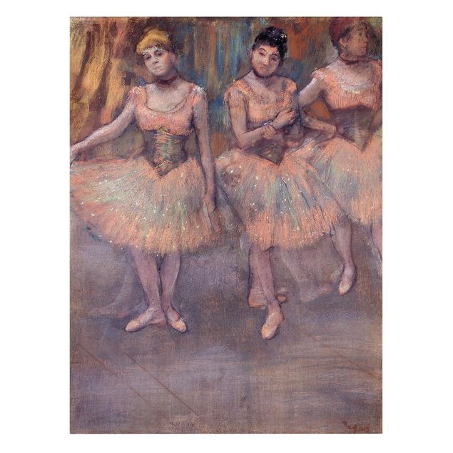 Quadri moderni   Edgar Degas - Tre ballerine prima dell'esercizio fisico