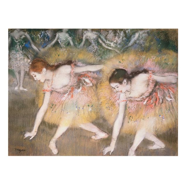 Quadri moderni   Edgar Degas - Danzatrici che si chinano