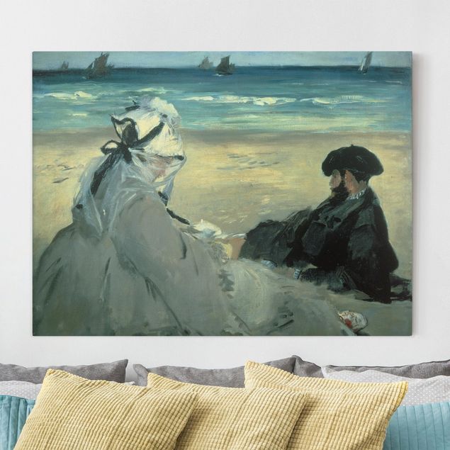 Impressionismo quadri Edouard Manet - Sulla spiaggia