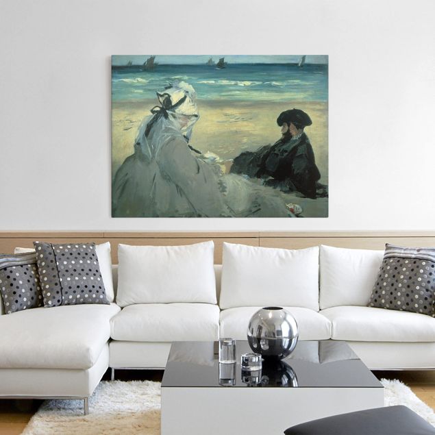 Riproduzioni quadri famosi Edouard Manet - Sulla spiaggia