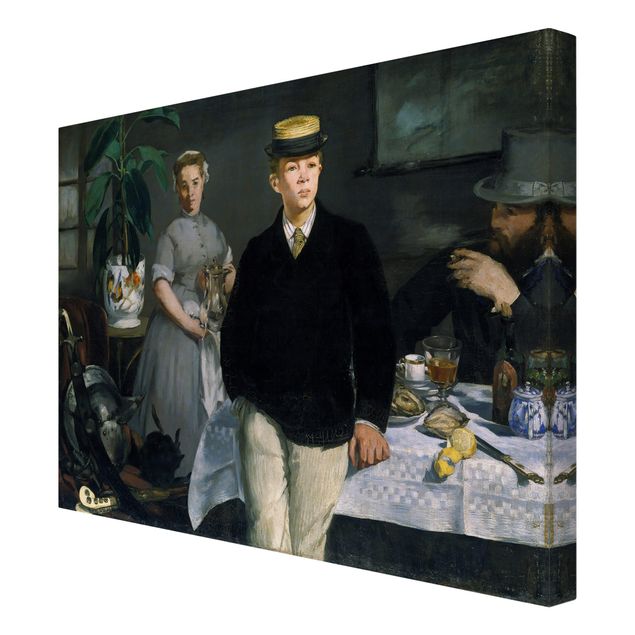 Riproduzione quadri famosi Edouard Manet - Pranzo nello studio
