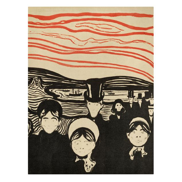 Quadri moderni   Edvard Munch - Ansia