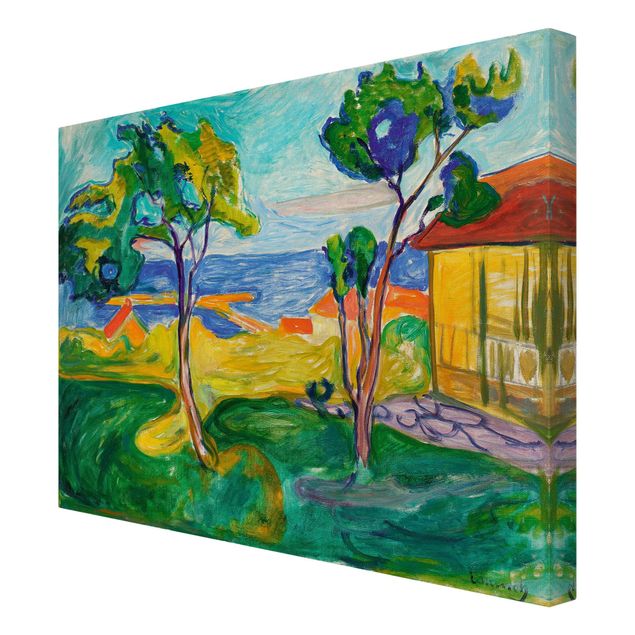 Stile di pittura Edvard Munch - Il giardino di Åsgårdstrand