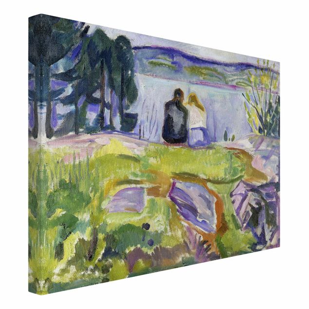 Correnti artistiche Edvard Munch - Primavera (coppia di innamorati sulla riva)