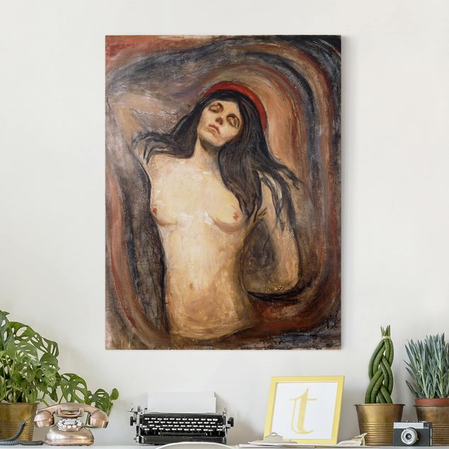 Quadri espressionisti Edvard Munch - Madonna