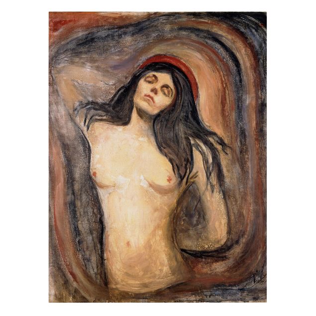 Quadro moderno Edvard Munch - Madonna