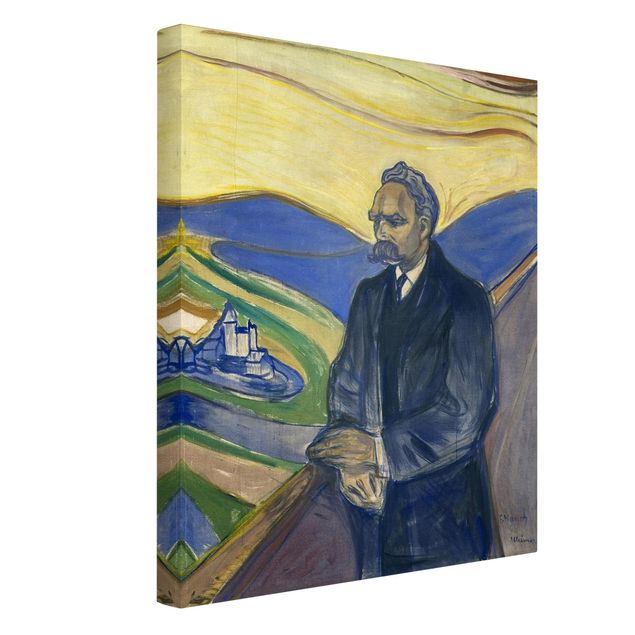 Stile artistico Edvard Munch - Ritratto di Friedrich Nietzsche