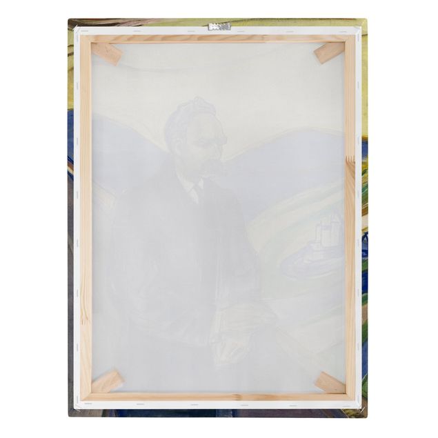 Ritratto quadro Edvard Munch - Ritratto di Friedrich Nietzsche