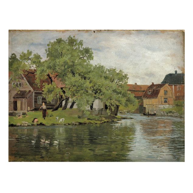 Correnti artistiche Edvard Munch - Scena sul fiume Akerselven