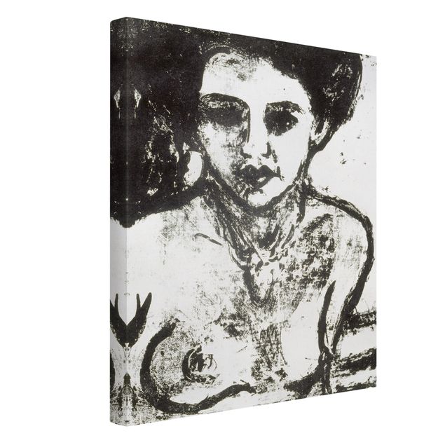 Quadri bianco e nero Ernst Ludwig Kirchner - Bambino d'artista