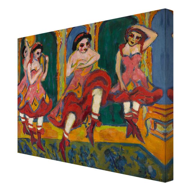 Quadri colorati Ernst Ludwig Kirchner - Ballerini di Czardas