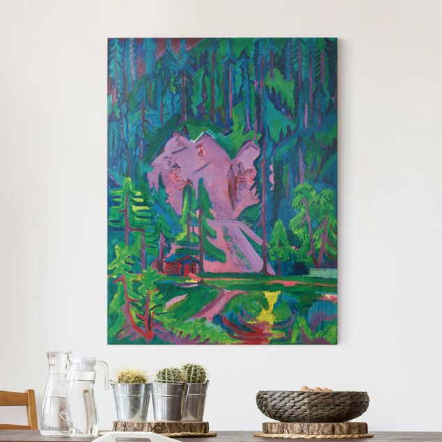 Riproduzioni quadri famosi Ernst Ludwig Kirchner - Cava nella natura
