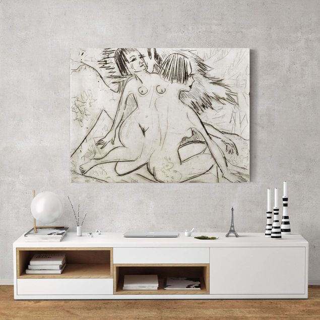 Stile artistico Ernst Ludwig Kirchner - Due giovani nudi