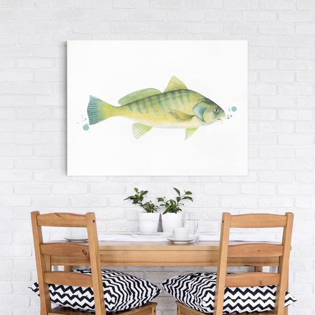 Quadro moderno Colore Cattura - Pesce persico