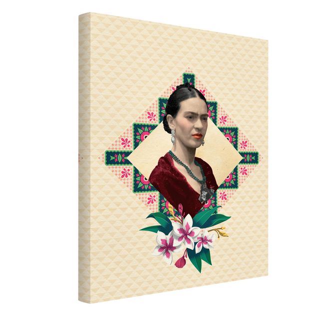 Riproduzioni quadri famosi Frida Kahlo - Fiori e geometria