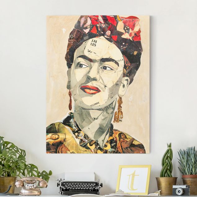 Quadro moderno Frida Kahlo - Collage n.2