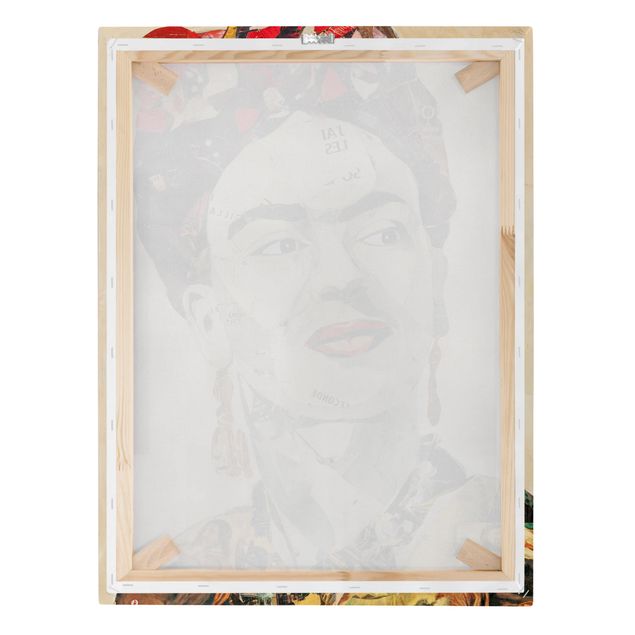 Stampa su tela Frida Kahlo - Collage n.2