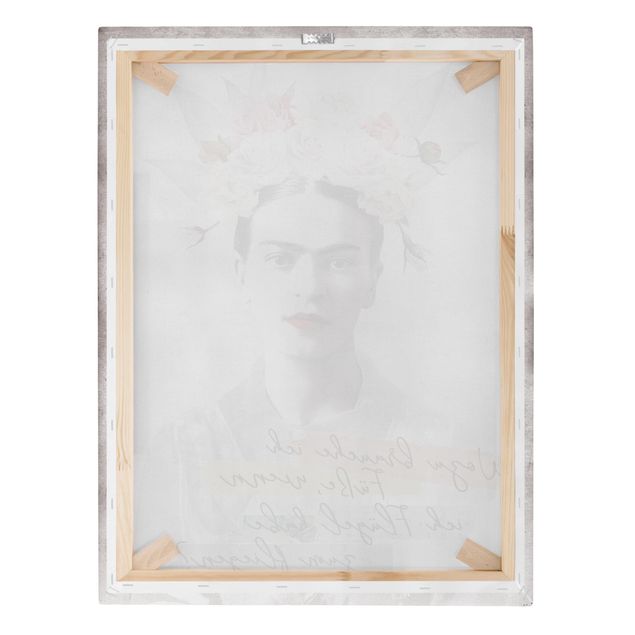 Stampe su tela Frida Kahlo - Citazione