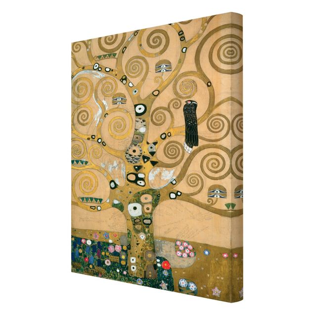 Quadri su tela con foresta Gustav Klimt - L'albero della vita