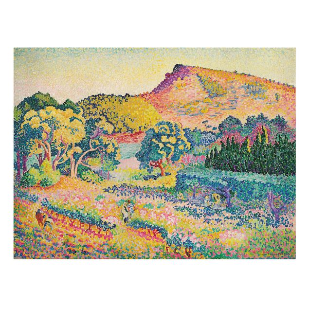 Stile di pittura Henri Edmond Cross - Paesaggio con il Cap Nègre