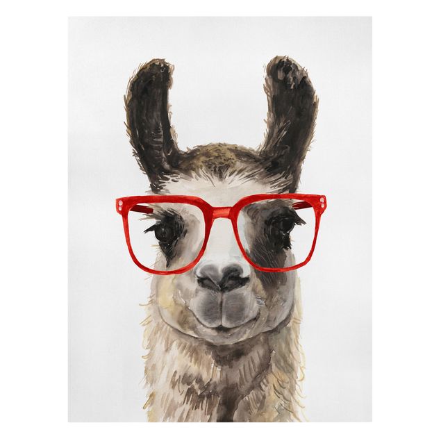 Stampe Hip Lama con occhiali II