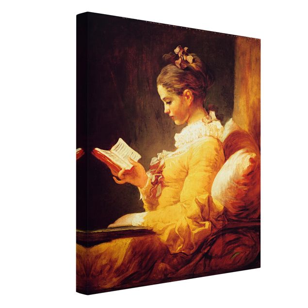 Quadri moderni   Jean Honoré Fragonard - Giovane ragazza che legge