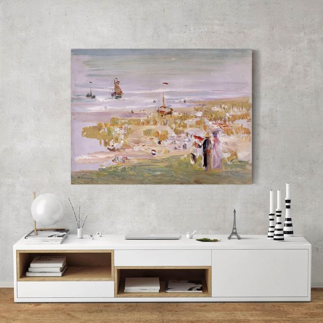 Quadro mare Max Liebermann - La spiaggia di Scheveningen