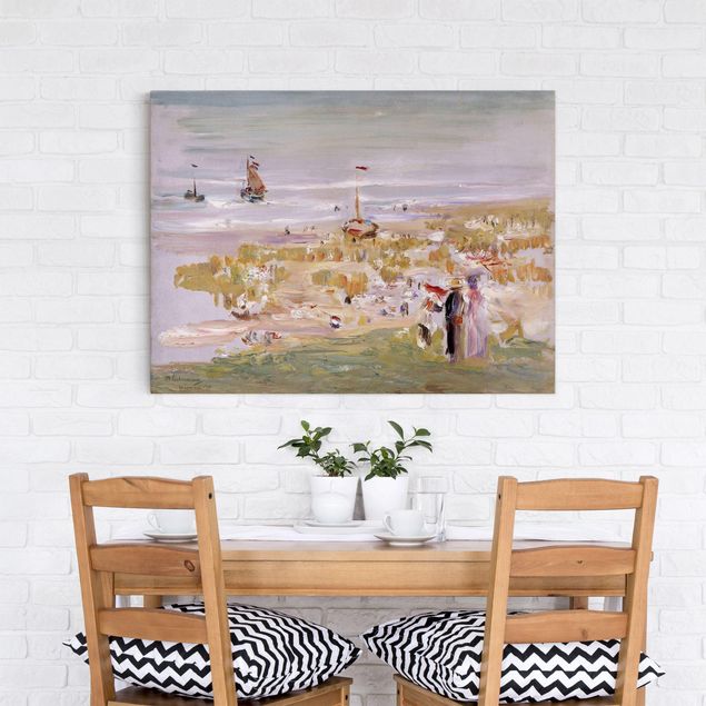 Quadri con paesaggio Max Liebermann - La spiaggia di Scheveningen