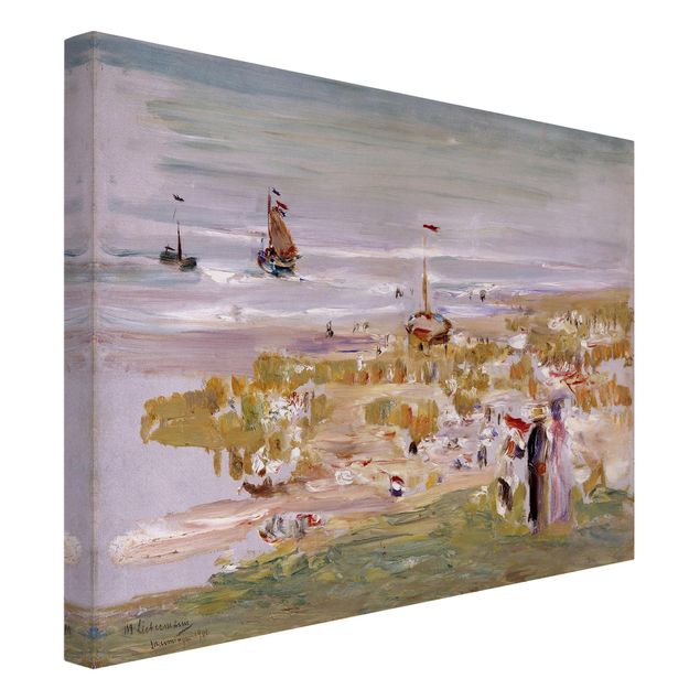 Stile di pittura Max Liebermann - La spiaggia di Scheveningen