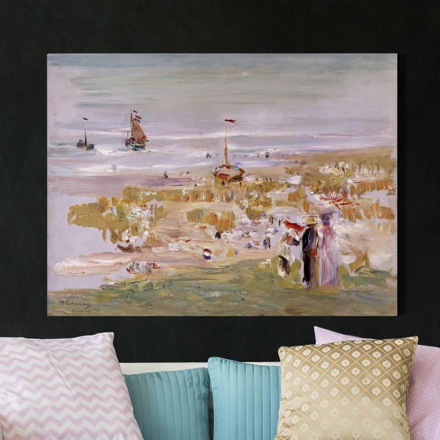 Stampe quadri famosi Max Liebermann - La spiaggia di Scheveningen