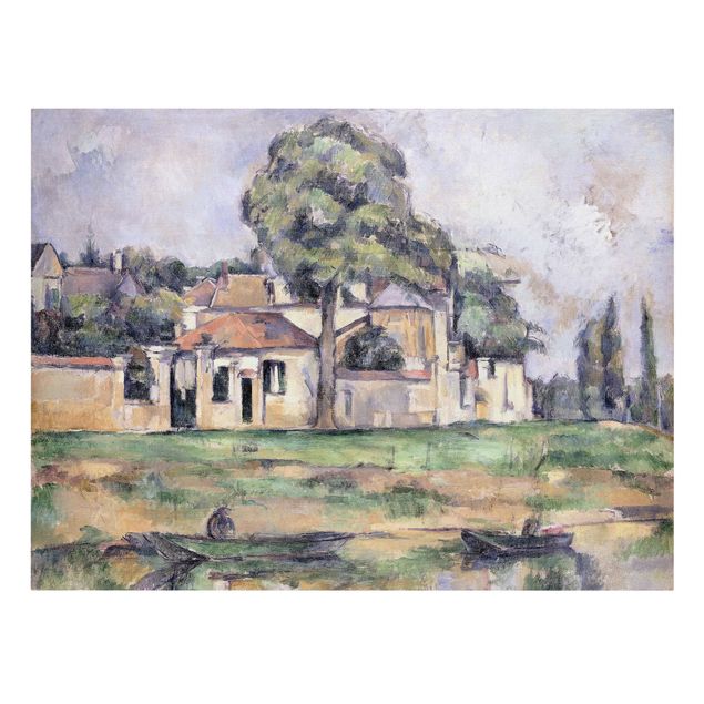 Quadro moderno Paul Cézanne - Le rive della Marna