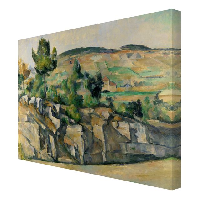 Quadri su tela con montagne Paul Cézanne - Collina in Provenza