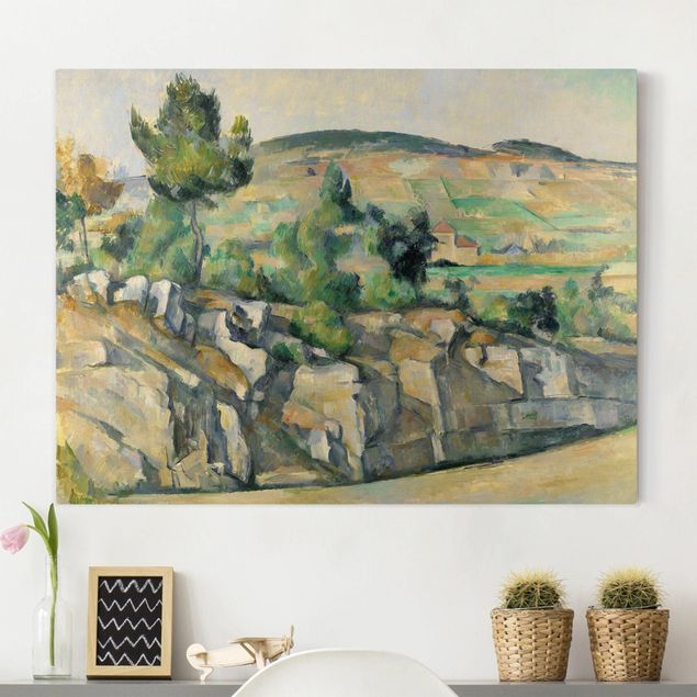 Quadri Impressionismo Paul Cézanne - Collina in Provenza