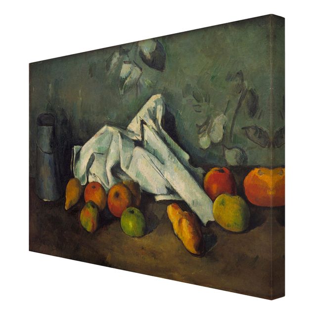 Riproduzioni quadri famosi Paul Cézanne - Natura morta con barattolo di latte e mele