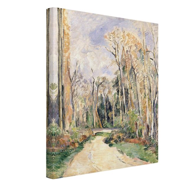 Quadro paesaggio Paul Cézanne - Sentiero all'ingresso della foresta
