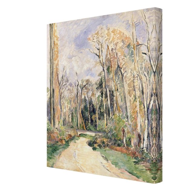 Quadri su tela con foresta Paul Cézanne - Sentiero all'ingresso della foresta