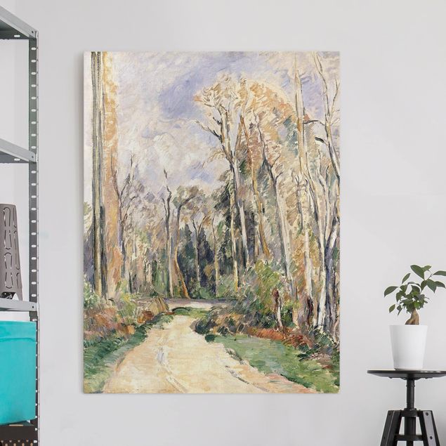 Quadri Impressionismo Paul Cézanne - Sentiero all'ingresso della foresta