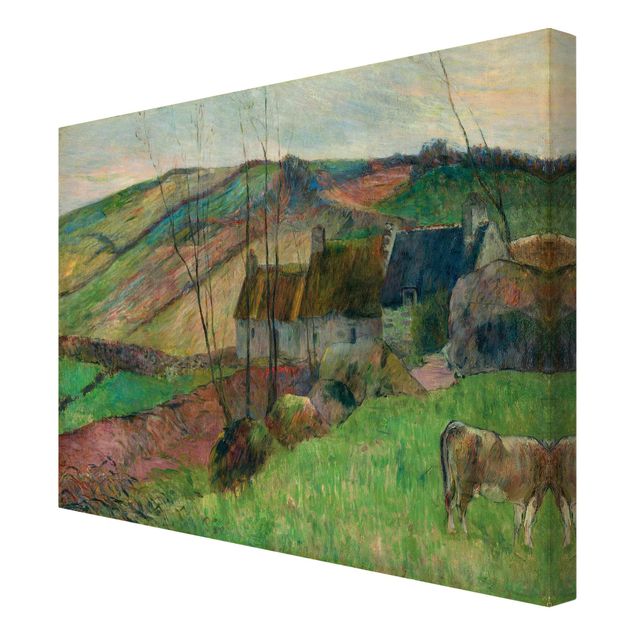 Quadri su tela con montagne Paul Gauguin - Cottage sul fianco della Montagne Sainte-Marguerite