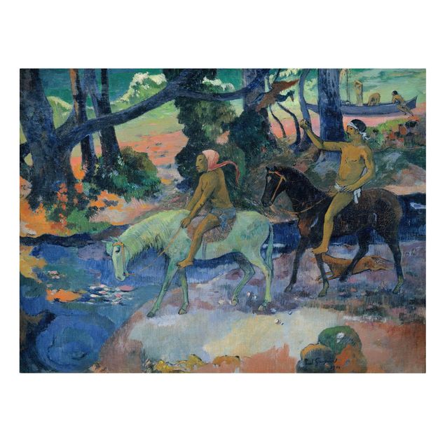 Stile di pittura Paul Gauguin - La fuga, il guado
